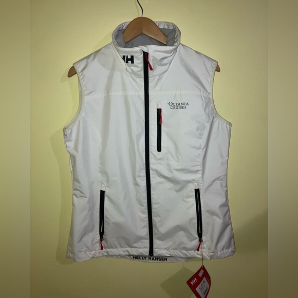 Helly Hansen NEW Women’s sailing crew tech vest Oceania cruises embroidered sz L - Picture 3 of 8